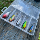 Kit Iscas de Hélice para Tucunaré – 5 Unidades + Guia do Pescador | SportFishing Brasil